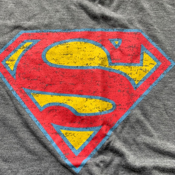 Women's Soft Cotton Superman Tee Small - Picture 2 of 5